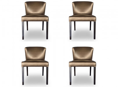 4x Chairs Chair Upholstered Design Backrest Suite Armchair Complete Modern Set New